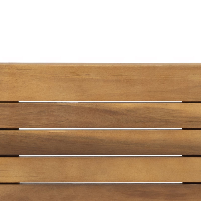 Table basse et causeuse, Beige, Teak