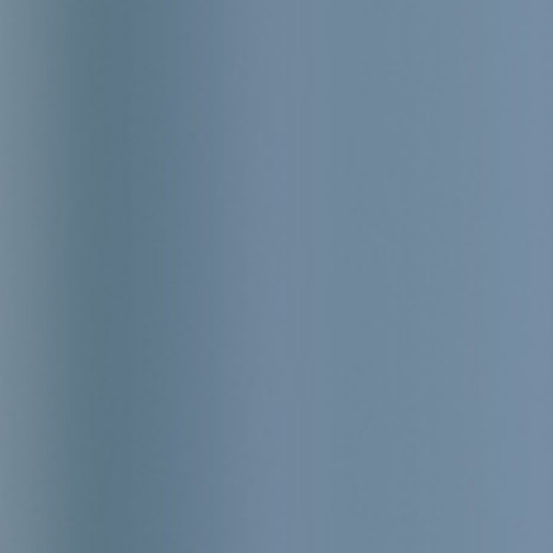 Bougie lisse sans parfum Collenette, H 5 po x l 1,25 po x P 1,25 po, Bleu de Williamsburg