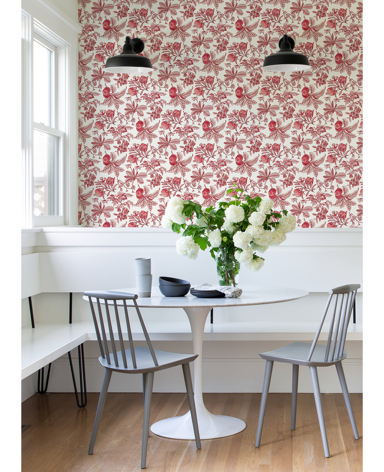 Lucier Fruit Wallpaper, Red