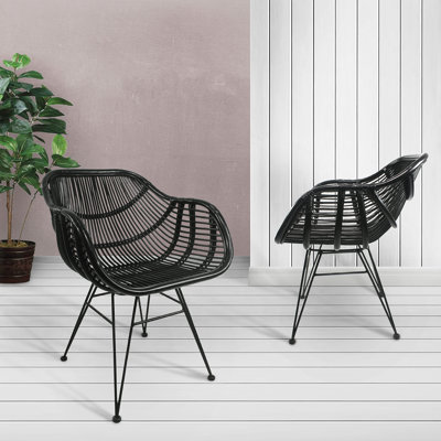 Chantilly 46cm H Side Chair in Black