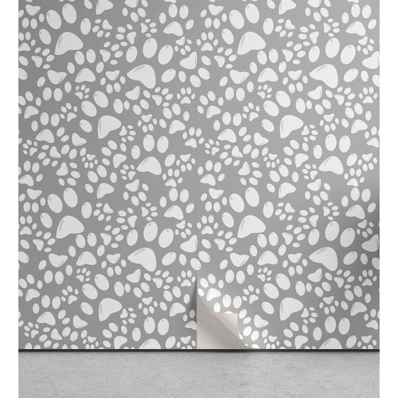 Rouleau de papier peint adhésif Marchia, L 13 po x L 100 po