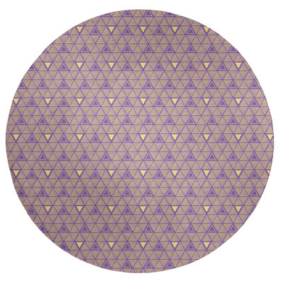 Chenille Geometric Indoor Rug