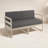 Lane 58" Wide Outdoor Loveseat with Sunbrella Cushions-1101856071-1101856070