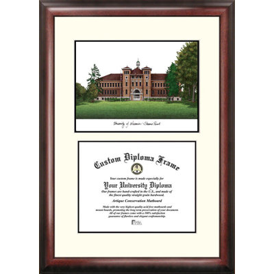 Cadre de diplôme de lithographie à pointeurs wisconsin-stevens NCAA