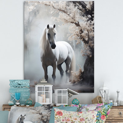 «Gray Horse Mystical Encounter», reproduction sur toile