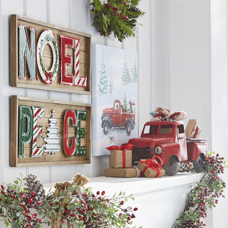 Enseigne paix et noel