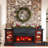 Emonte 3-Sided Glass Fireplace TV Stand, RGB Light & Hiden Flip-up Door-851196572-851196640