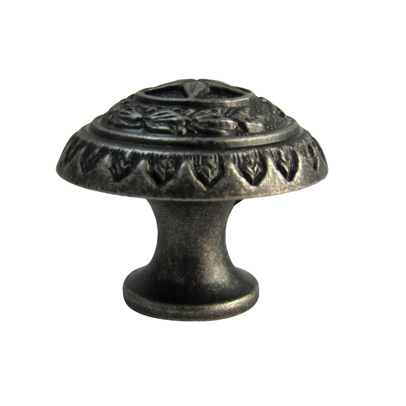 Poignée ronde de 3/4 po de diamètre, Étain