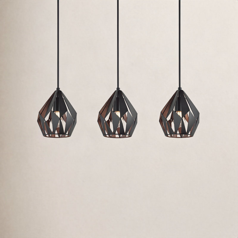 Birchard 3 - Light Kitchen Island Pendant, Copper