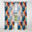 Motif cachemire artistique - rideau en velours glamour - obscurcissant - 1 panneau-107596931