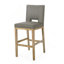Tabouret de comptoir, ensemble de 2, tissu-236995839-236995832