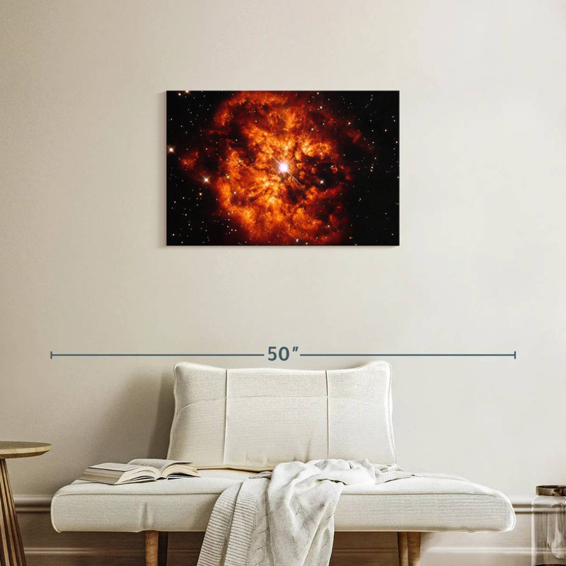 Oberle Wolf Rayet Star, 20" H x 30" W