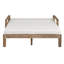 Charmante chaise longue d'extérieur en bois pour des moments de détente et des rassemblements sociaux