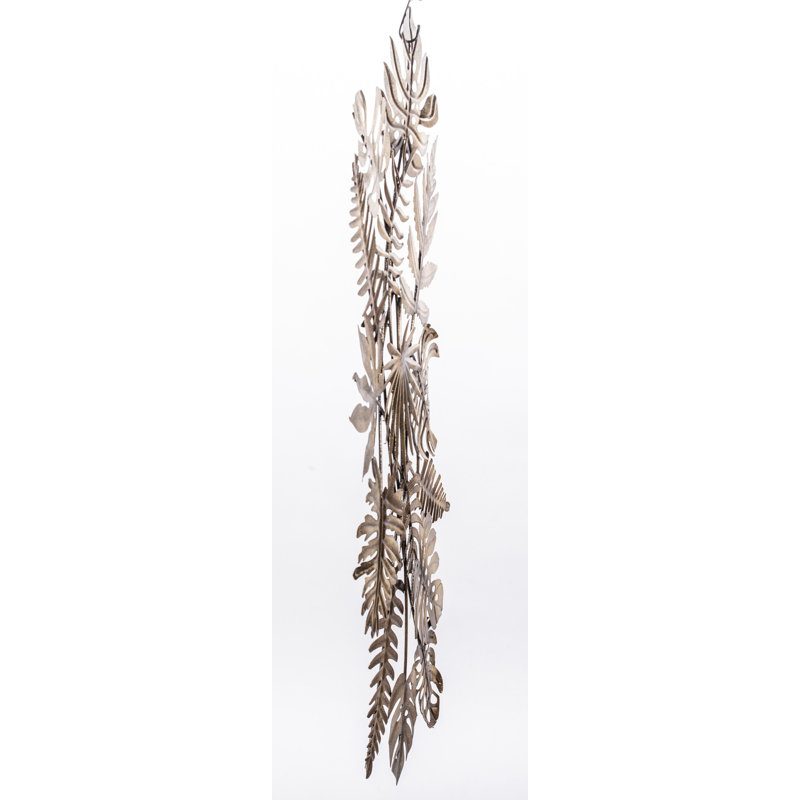 Coastal Plants & Flowers Wall Decor on Metal