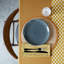 Dark Grey Speckle Coupe Dinner Plates