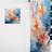 Dunleavy Beige And Blue Whispering Breeze - Modern Curtain - Velvet Room Darkening - 1 panel-292434915