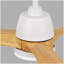Hot sales Ventilateur de plafond intérieur doré de 52 pouces avec lumière à DEL à intensité variable et 3 pales en bois massif avec moteur à courant continu réversible