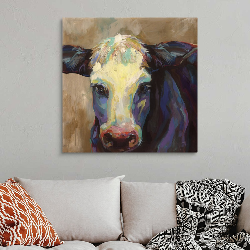 Art mural sur toile Betsy, H 36 po x l 36 po x P 1 po, Toile tendue