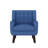 Tufted Linen Upholstered Accent Armchair With Solid Wood Leg-1144270146-1144270144