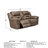 Stoneland 82'' Faux Leather Power Reclining Loveseat-70178315