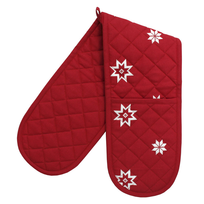 Symple Stuff McMurray Geometric Cotton Oven Mitt(s) Only