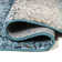 Contemporary POP Modern Abstract Vintage Cream/Turquoise Rug