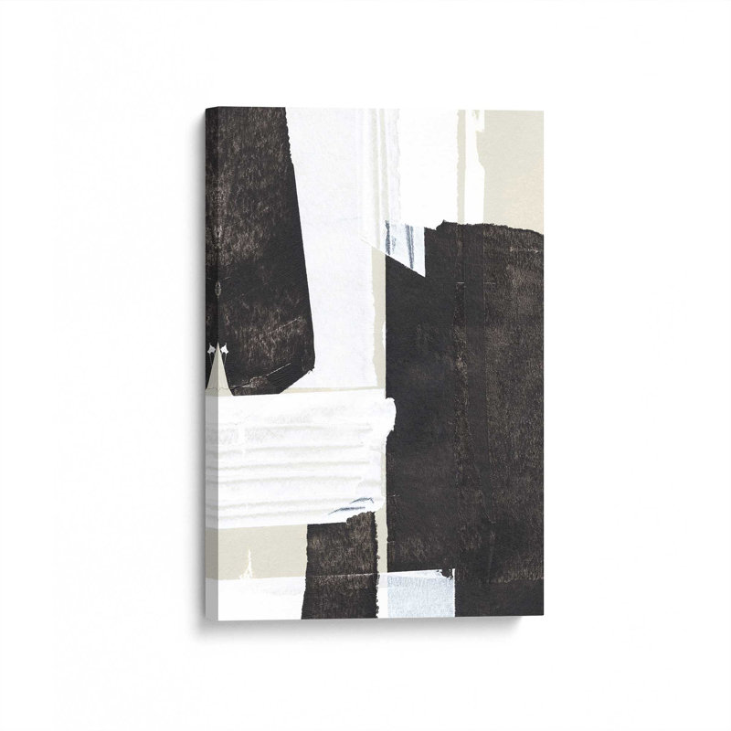 Fragments of Contrast I Wrapped Canvas, 18" H x 12" W