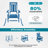 Outdoor Patio HDPE Rocking Adirondack Chair-930783616