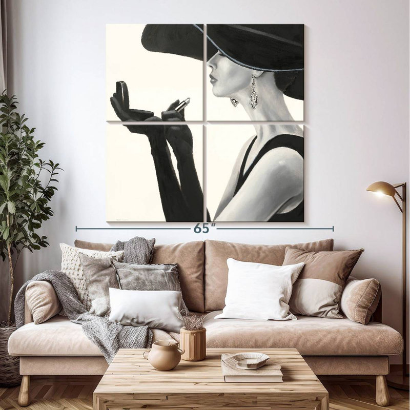 Leisha Haute Chapeau II, 50" H x 50" W