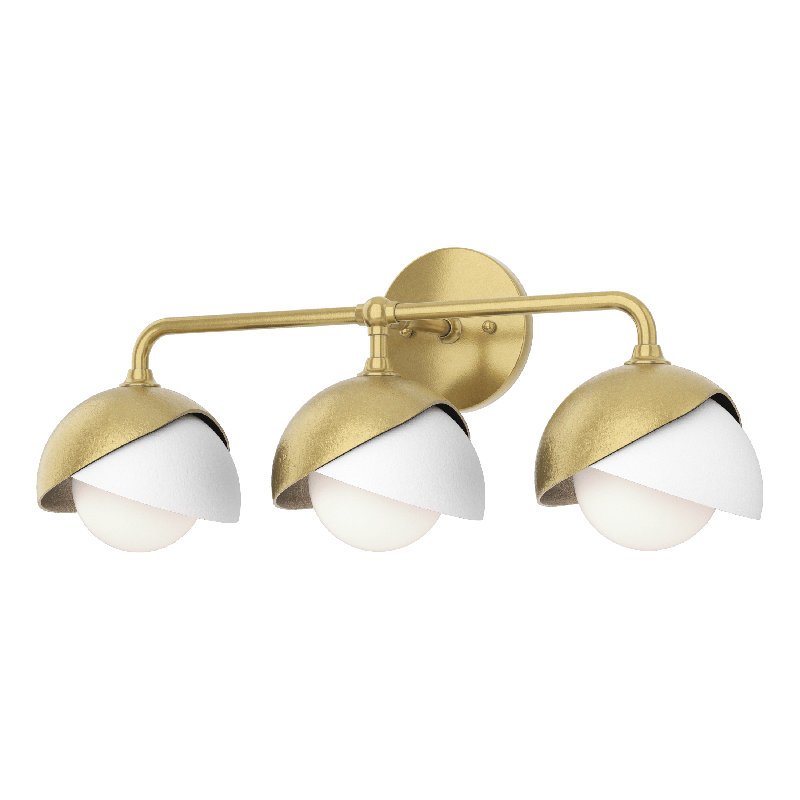 Brooklyn 3 - Light 9.2" Height Dimmable Vanity Light, Modern Brass, Oil Rubbed Bronze
