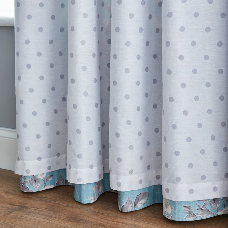 Canterbury Eyelet Room Darkening Curtains, Ochre, 168 W x 137 D cm