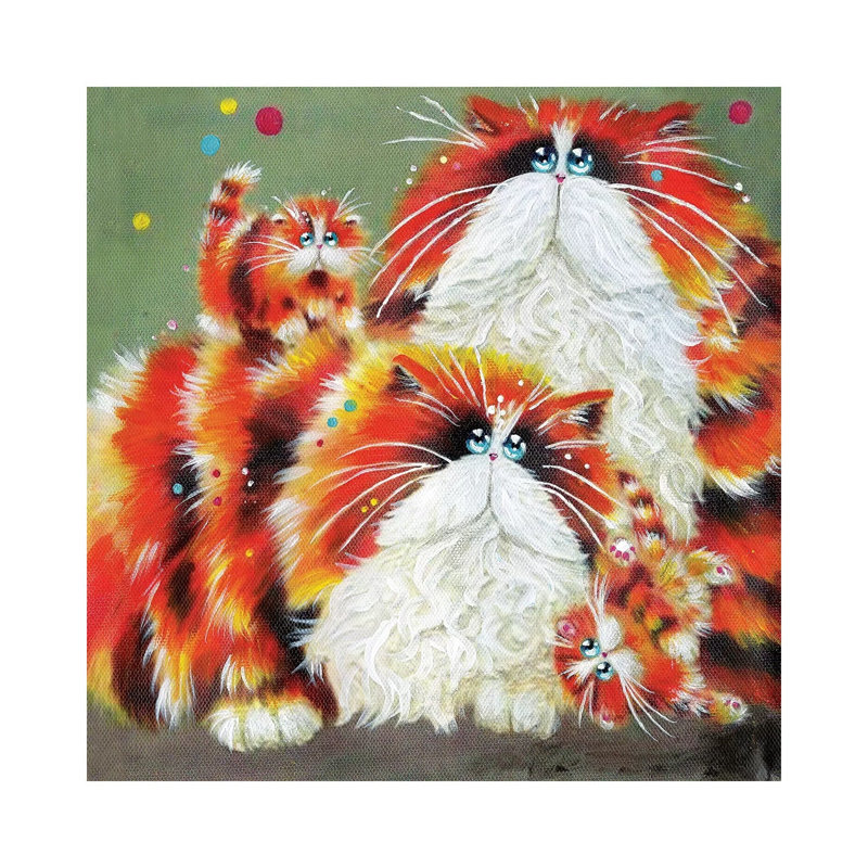 Eight More Paws by Kim Haskins - Wrapped Canvas Print
