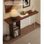 Console en bois transparente avec pieds en acrylique transparent pour le salon-132919158