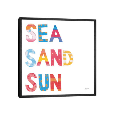 Sea Sand Sun IV 1 Piece Wall Art on Canvas