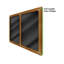 Aluminum Enclosed Wall Mounted Letter Board-5213618-5213613-5213610