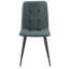Chaise d'appoint en velours capitonné Steller-1900230263