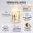 1-Light Antique Brass Wall Sconce with Handblown Glass and Alabaster Accent