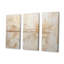 Ensemble de décorations murales abstraites minimalistes beige et blanc-111755842-112025629