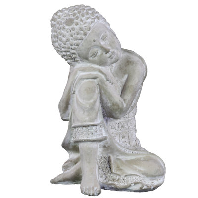 Figurine Inari Bouddha assis en ciment