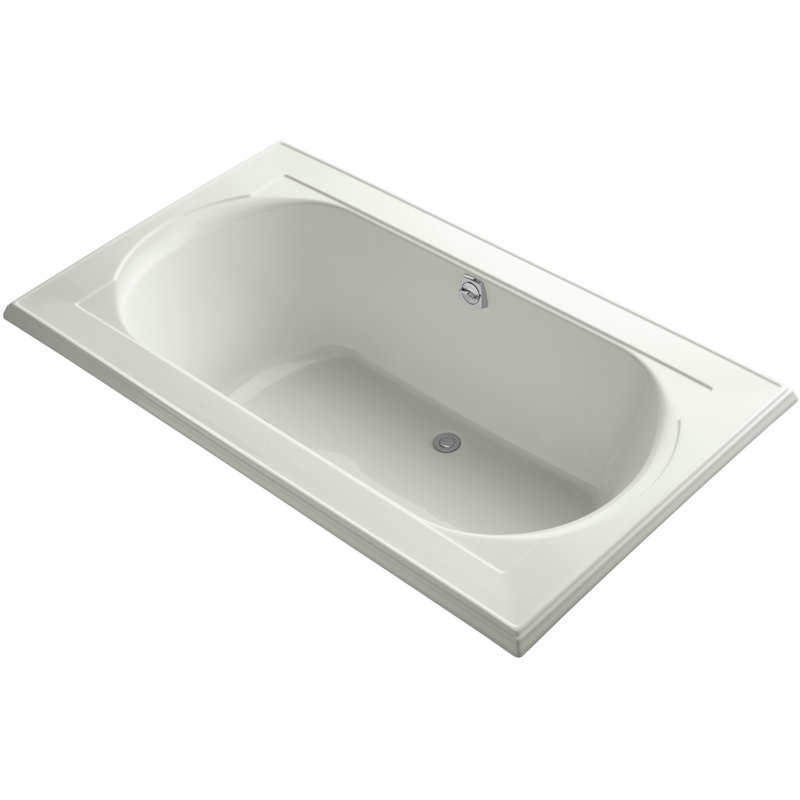 Memoirs Vibracoustic 72" x 42" Soaking Bathtub, Dune