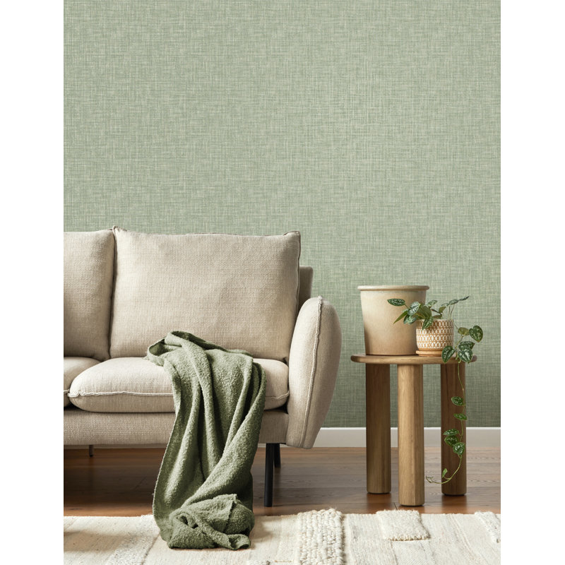 10m x 52cm Wallpaper Roll, Green