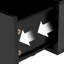 Table basse rectangulaire à DEL avec plateau à 2 tiroirs et compartiment de rangement caché l 35,4 "Lift Top