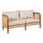 Outdoor Patio Cushioned Sofa