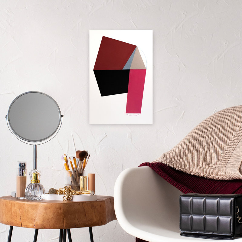 Contemporary Art Abstract Contemporary Geometric Wall Art by Ildefonso Martin - Wrapped Canvas Print, 45.72 cm H x 30.48 cm W