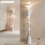 Lampes sur pied en métal blanc