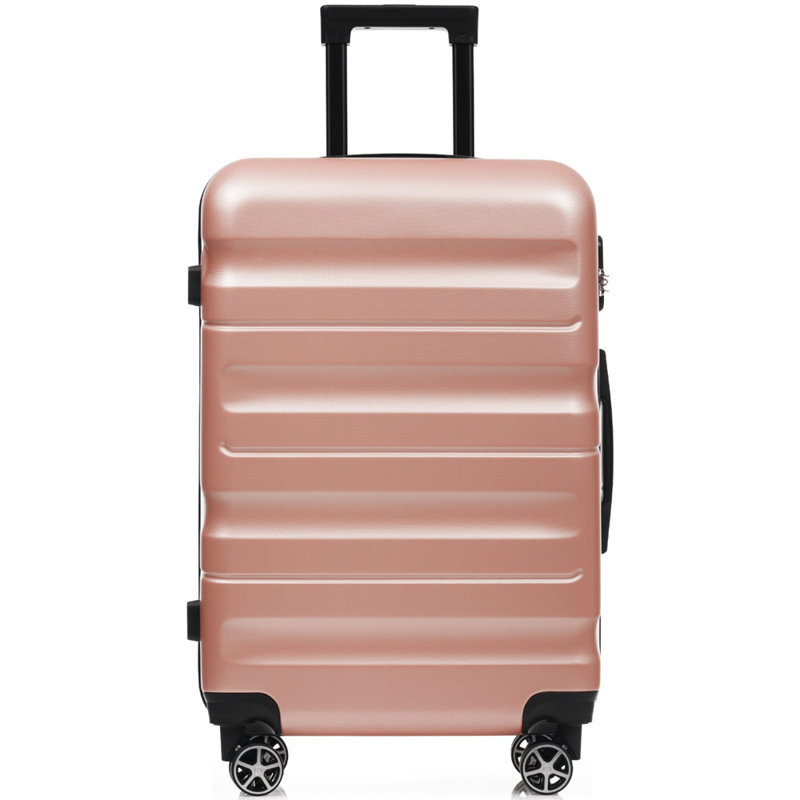 Ensemble 6 pièces de valises rigides en ABS - Valises légères et durables avec deux roues pivotantes, tailles de bagage à main et pour bagages