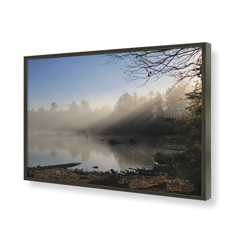 «Dawn's Embrace» par Lori Deiter, reproduction d'art, 12 W x 8 H, Black, Framed Print