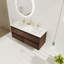 Meuble-lavabo 48 po avec lavabo double, lavabo en résine, 4 tiroirs à fermeture douce, 48 po x 18 po