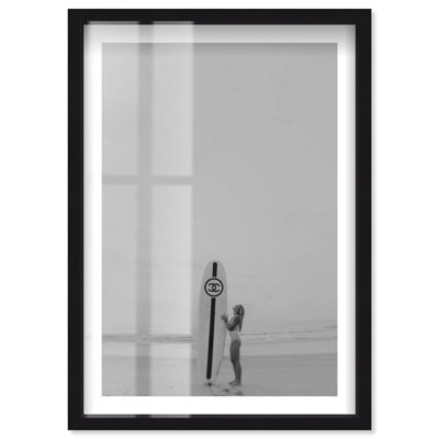 «Surfing Day Shadowbox Print» par Notoriart