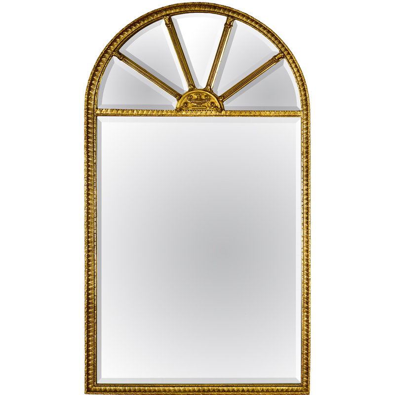 Miroir accent biseauté traditionnel the Hathaway Home, 69 po x 39 po